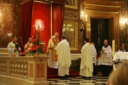 Don Bosco ereklyéje a Bazilikában